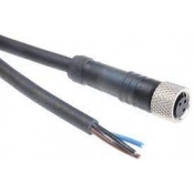 CABO P/SENSOR FEMEA M8 3 POLOS RETO 2 METROS