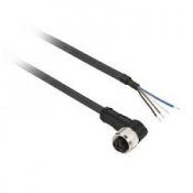 CABO P/SENSOR FEMEA M8 4 POLOS ANGULAR 5 METROS