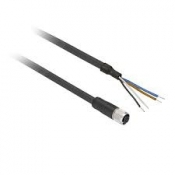 CABO P/SENSOR FEMEA M12 4 POLOS RETO 2 METROS