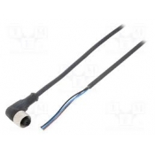 CABO P/SENSOR FEMEA M12 4 POLOS ANGULAR 2 METROS